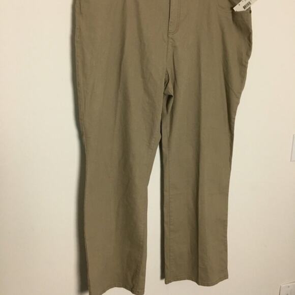 Classic Elements Structured Twill Jeans Tan 22W - Picture 3 of 8